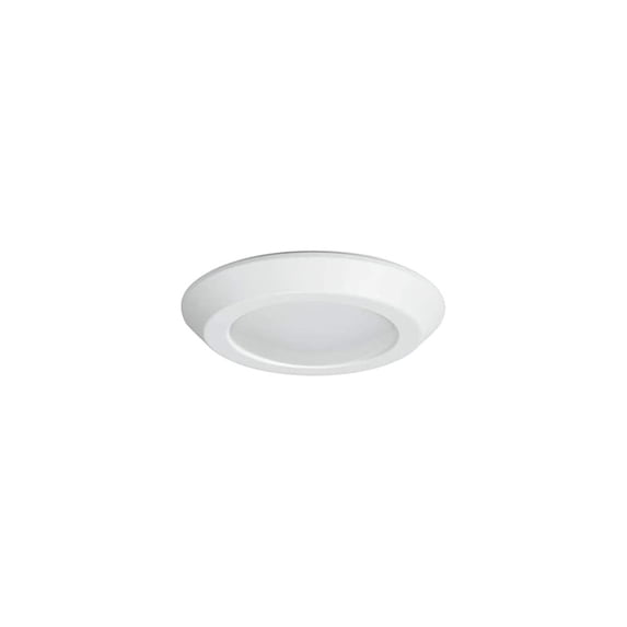 HALO BLD606930WHR BLD 6 in. White Integrated Recessed Ceiling Light Trim at 3000K Soft, Title 20 Compliant LED Direct Mount, 6"