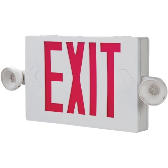Halo Pets Cooper Lighting 7343007 Combo Green Light Exit Sign — Residential Use, Standard Application