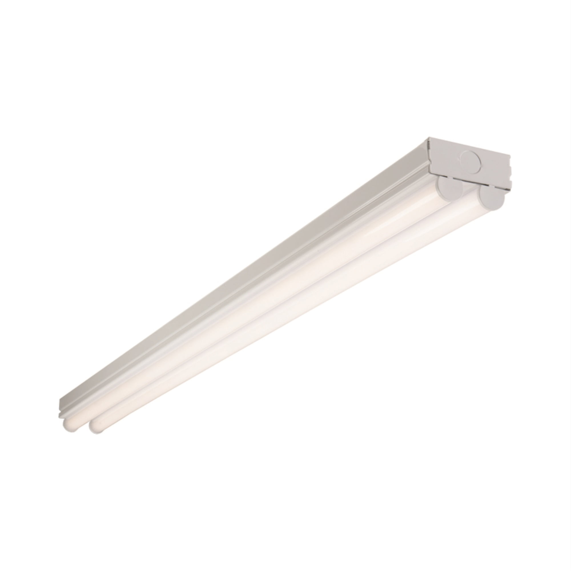 White 8 ft. LED Strip Light with Double Lens