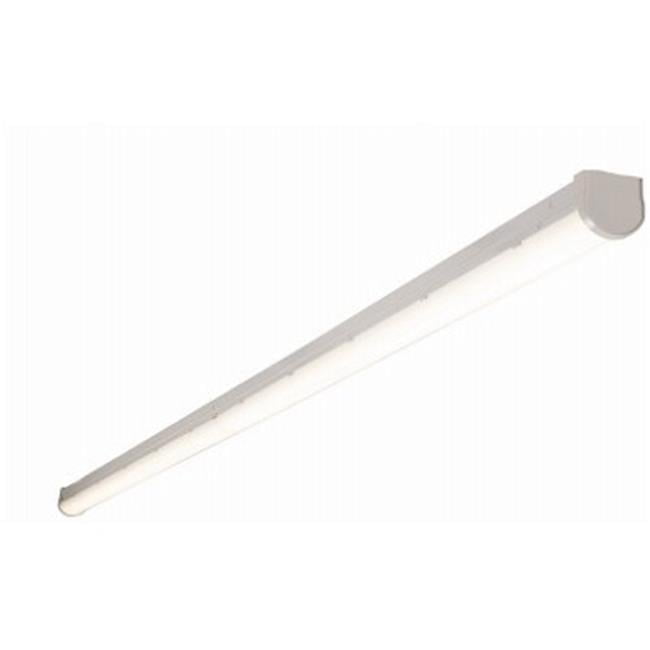 8-Foot White LED Strip Light Fixture with Lens Cover