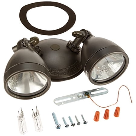 EATON Lighting MX1 200W Twin Head Light type: Halogen Floodlight, Bronze