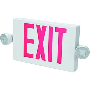 Cooper Lighting Light Exit Red Ltr Ledheads APCH7R