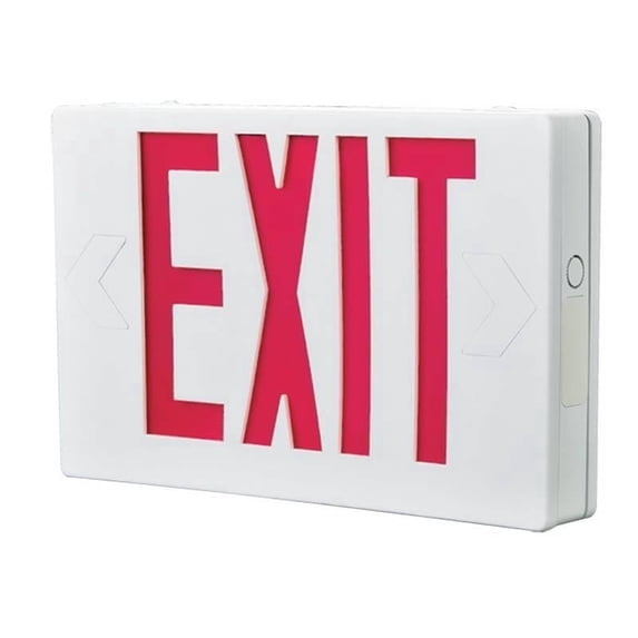 Halo Pets Cooper Lighting Exit Sign,3.0W,Red,1 or 2 Faces APX7R — Residential Use, Standard Application