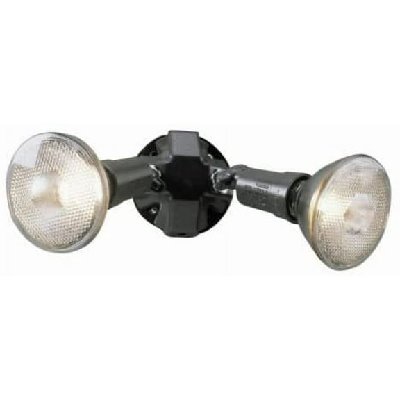 Cooper Lighting Flood Light Twin Head PWT250PC - 300 Watt Dusk to Dawn - Bronze
