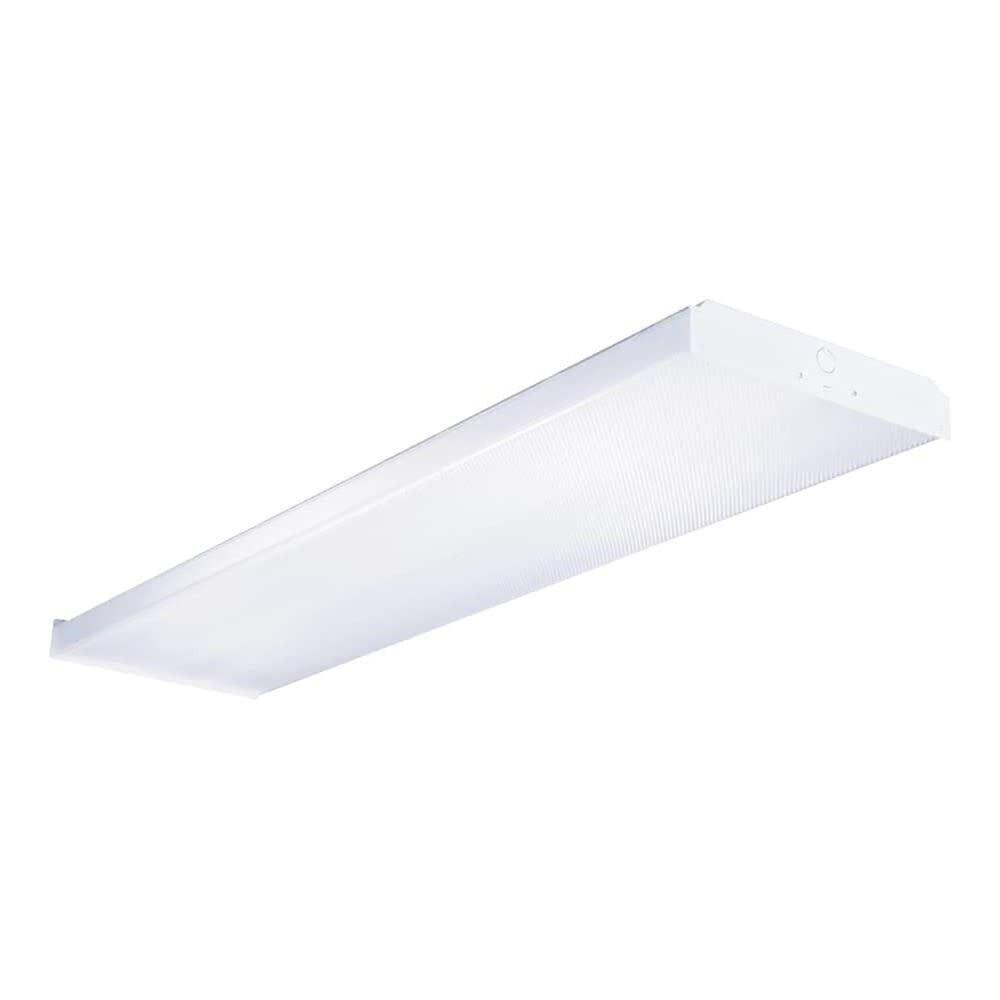 Metalux 4 Ft. 2-Bulb Fluorescent Wraparound Ceiling Light Fixture WN232R