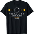thumbnail image 1 of Cooper, Texas Total Solar Eclipse 2024 T-Shirt, 1 of 2