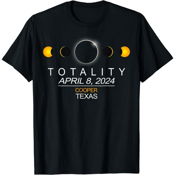 Cooper, Texas Total Solar Eclipse 2024 T-Shirt