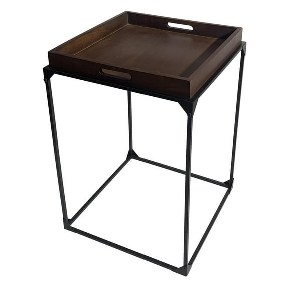 Cooper Tray Table - Elm - Black