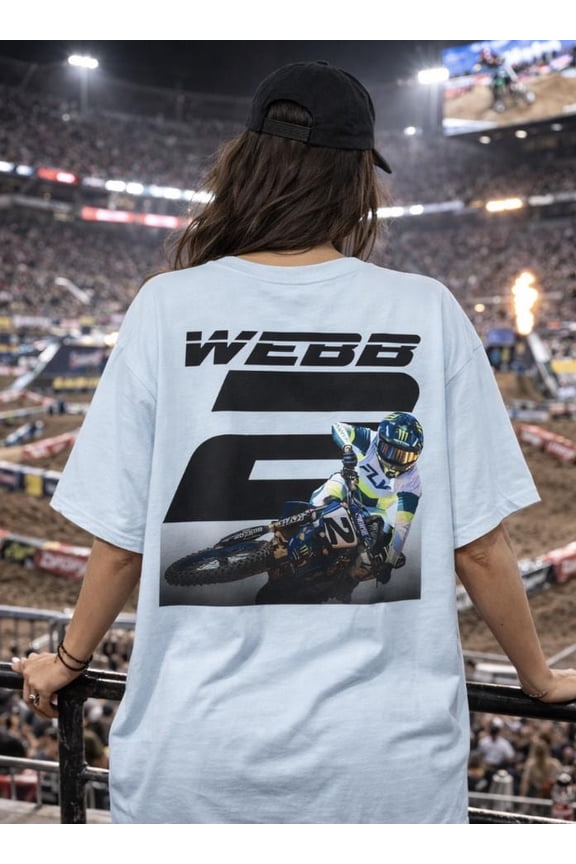 Cooper Webb 2 Moto Rider shirt | Adult Dirt Bike Graphic Tee | Supercross