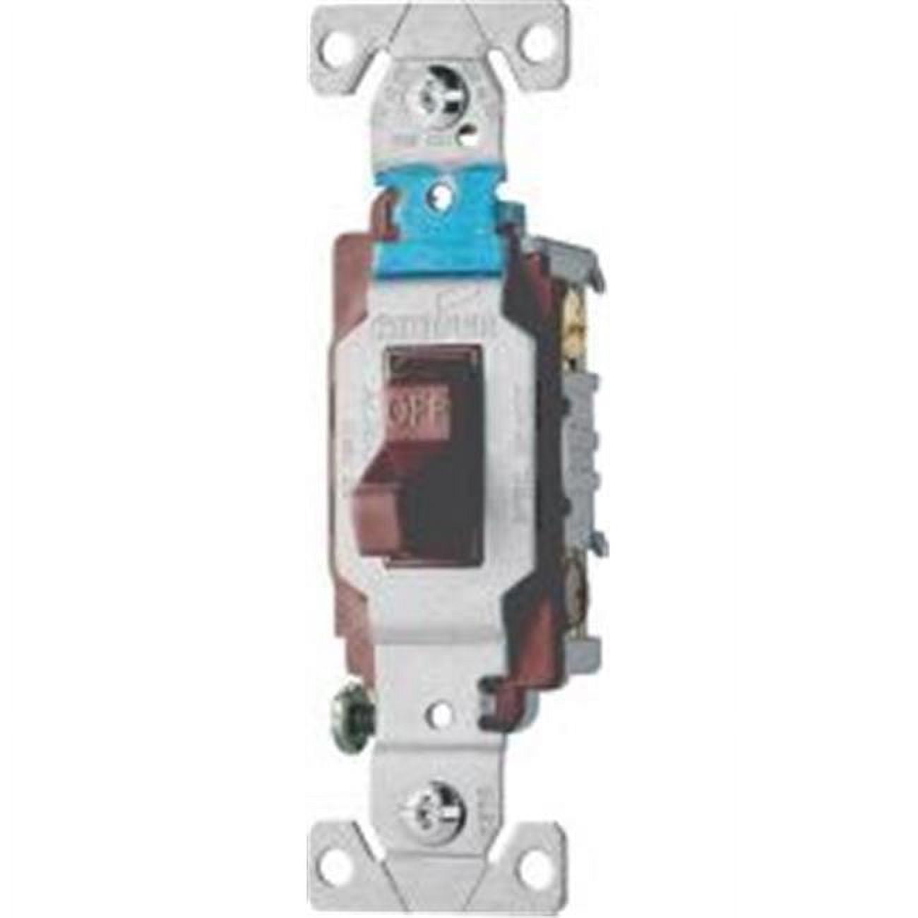 Cooper Wiring 161679 15 A 3-Way Switch Toggle Quiet, Black - Walmart.com