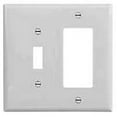 thumbnail image 1 of Cooper Wiring 2153W-BOX 2-Gang Toggle & Decorator Plate - White, 1 of 1