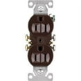 thumbnail image 1 of Cooper Wiring (270B-BOX) 15A-125V Receptacle, Brown, 1 of 1