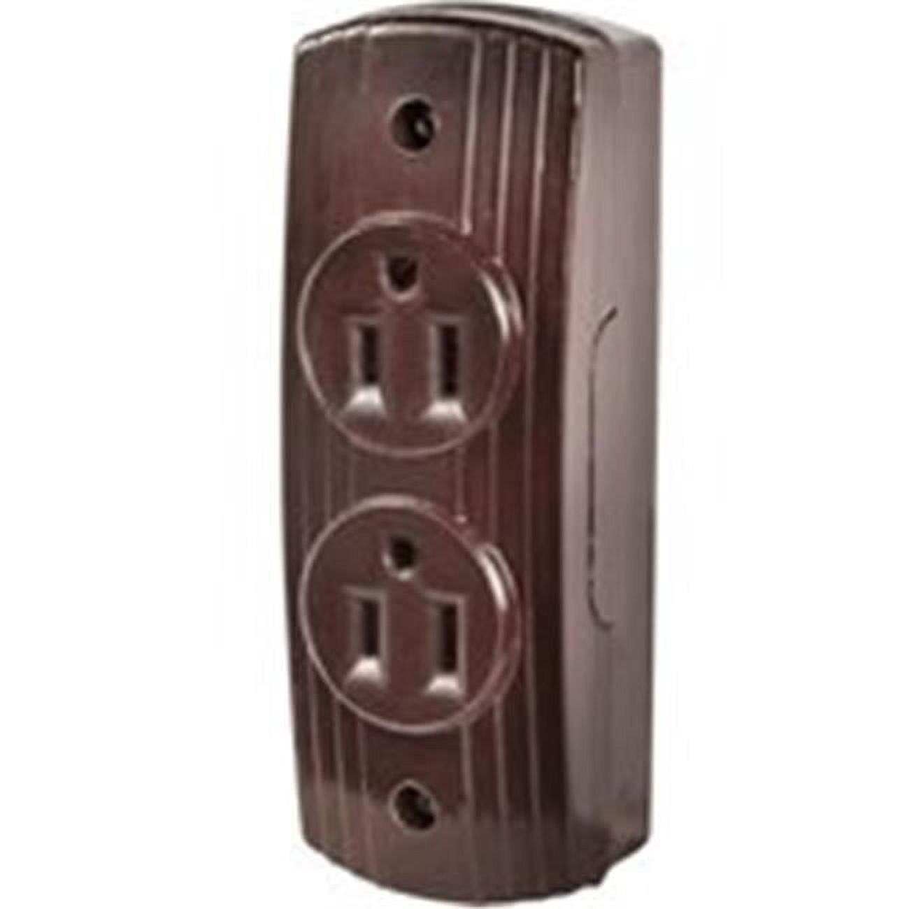 Cooper Wiring 542B BOX Surface Mount Receptacle Brown