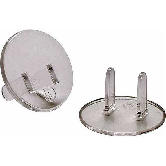 Cooper Wiring BP29CL-SP Receptacle Safety Cap And Plug, Clear