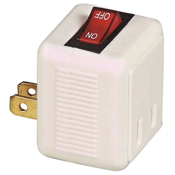 Cooper Wiring 3446671 Plug In Switch - White