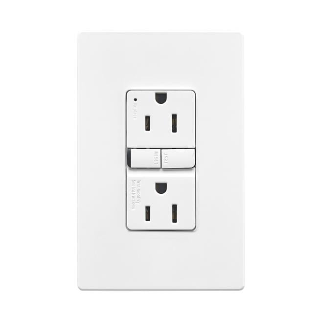 Cooper Wiring Device GF15WWP GFCI 15A SelfTest Tamper Resistant UL943