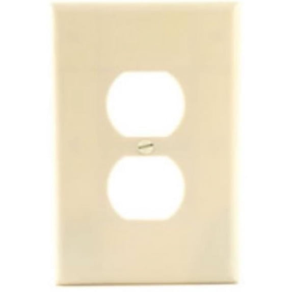 Cooper Wiring Devices 393726500 2142V-Box Jumbo Receptacle Wall Plate - Ivory