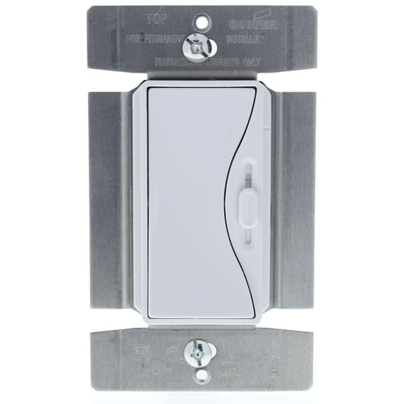 Cooper Wiring Devices 95687AW Dim Aspire Slide SP3Way 8A 277V Mrk10 AW