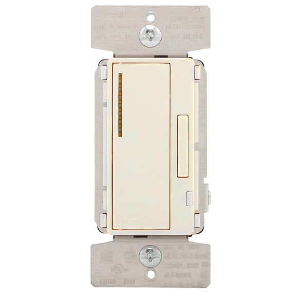 Cooper Wiring Devices Aal06-C2-K Accell Al Series Smart Dimmer Switch Color Face