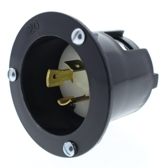 Cooper Wiring Devices Flanged Inlet 20A 250V 3PH 3P3W Hart/Lock CWL1120FI