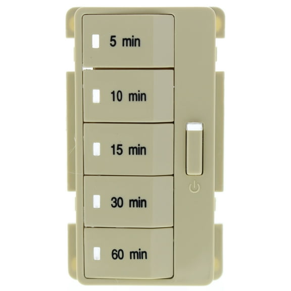 Cooper Wiring Devices PT1MK-V-P Face Plate Color Change Kit for Accell Timer (5,10,15,30,60), Ivory