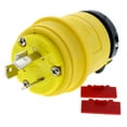 thumbnail image 1 of Cooper Wiring Devices Yellow Plug Ins 20A 277V 2P3W Hart/Lock L720PY, 1 of 1