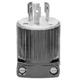 thumbnail image 1 of Cooper Wiring L620P Locking 3 Wire Ground Plug - Gray, 1 of 1