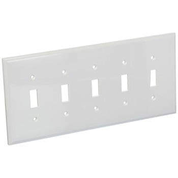 5g toggle plate - white