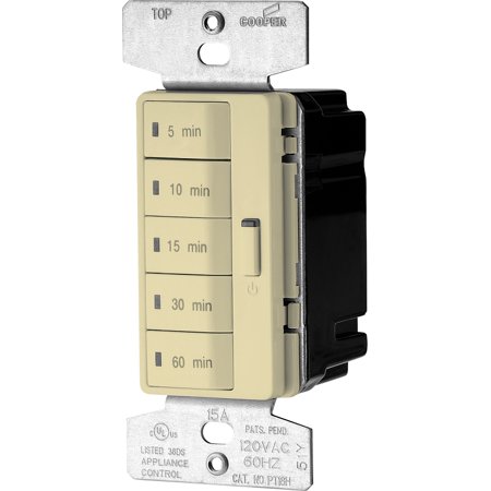 Accell Core PT18M-V-K Programmable Timer, 120 V, 15 A, 5, 10, 15, 30, 60 Min Off