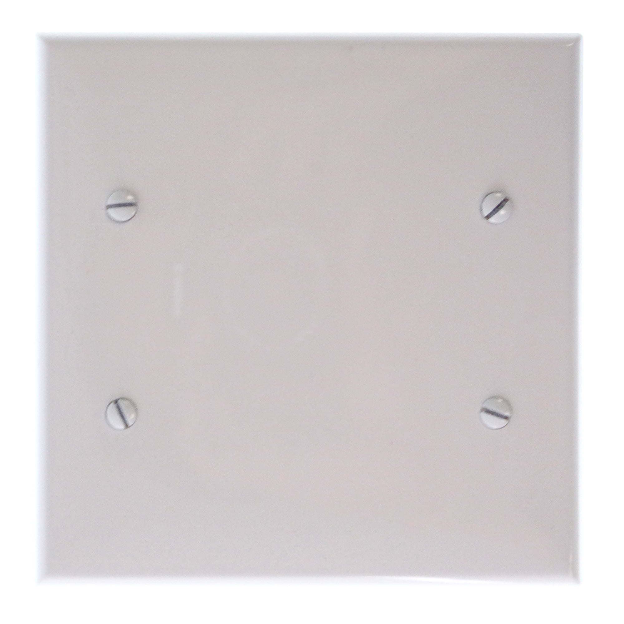 Cooper Wiring Pj23W 2 Gang Blank Box Mount Wall Plate White (Pack Of 20