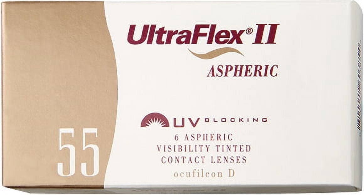 CooperVision -2.25 ULTRAFLEX II 55 UV ASPHERIC - 6 PK