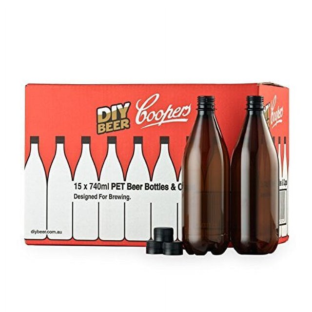 Coopers DIY Beer 740ml Oxygen Barrier Home Brewing Beer Bottling Set