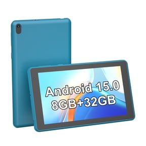 Tablet Android 15 Tablets 7 inch, 8GB RAM, 32GB ROM Support 1TB Expand Computer Tablet PC, Quad-Core Processor, IPS Touch Screen, 2+5MP Dual Camera, 3000mah Battery, WiFi Tableta, Navy