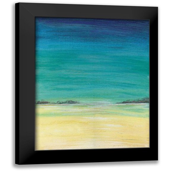 Coopersmith, Justin 12x14 Black Modern Framed Museum Art Print Titled - Tropics I
