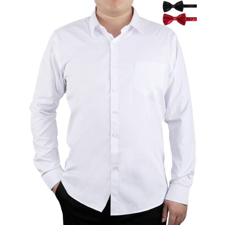 White dress shirt mens walmart hotsell