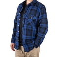 thumbnail image 1 of COOPLUS Mens Button-Down Shirt Paild Cotton Long Sleeves Shirts for Men Casual Pocket Shirt, 1 of 5
