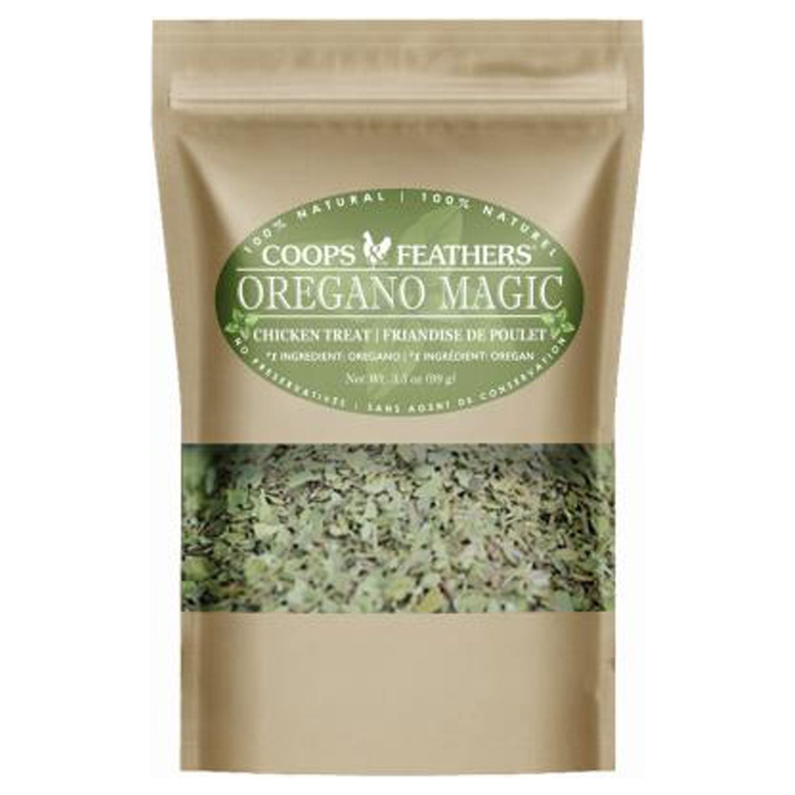 Coops and Feathers 65021 Poultry Feed Additive, Oregano Magic, 3.5oz