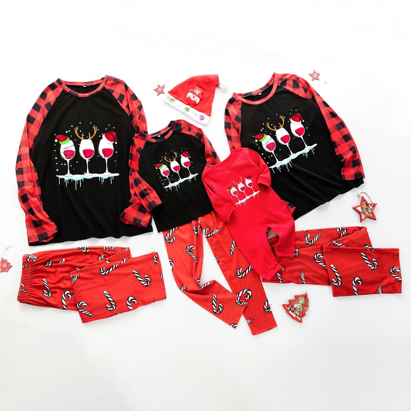 Coopserbil 2023 Merry Christmas Sets Christmas Pajamas festive Women