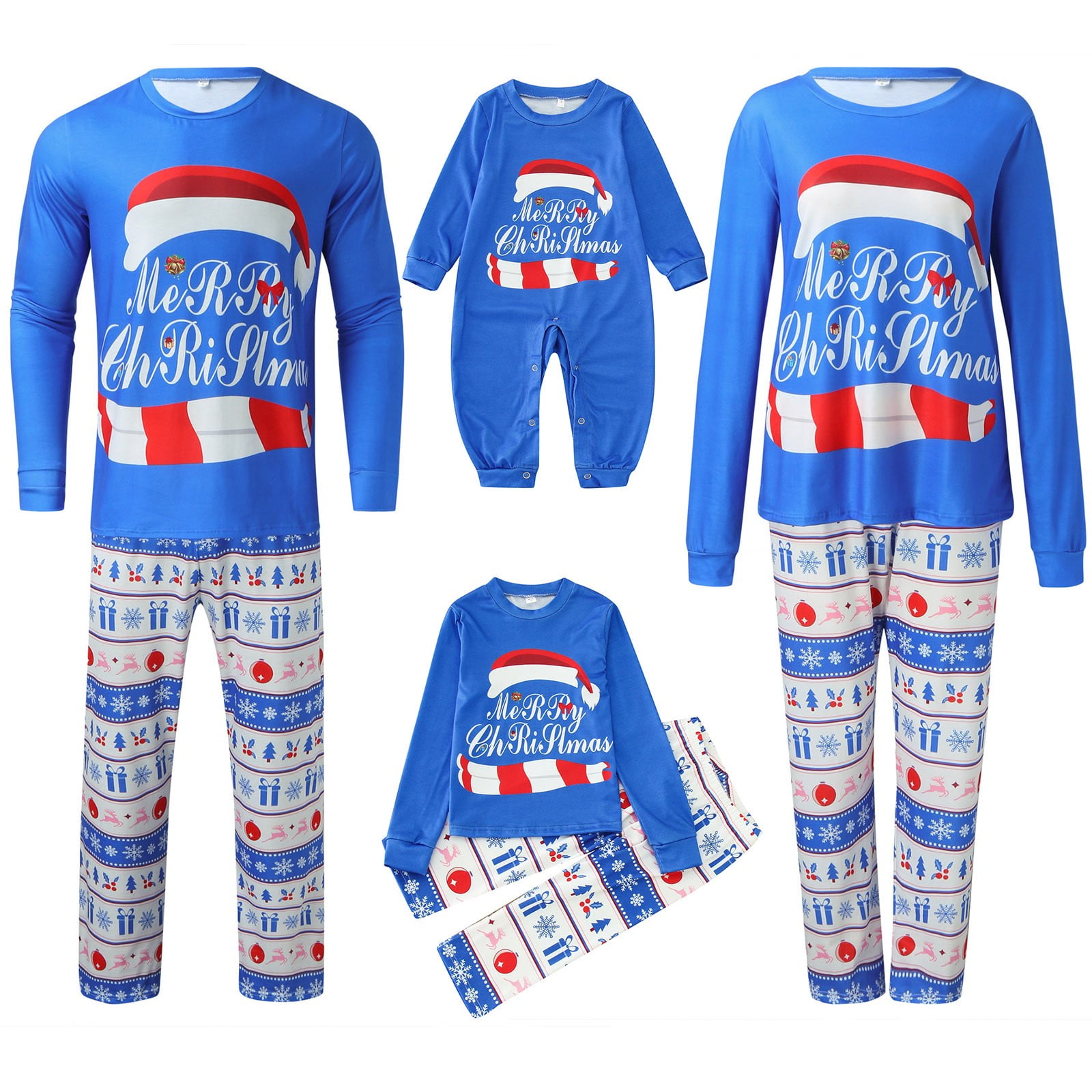 Coopserbil 2023 Pajama Family Christmas Pajamas Plaid Men'S Pajamas Velvet Family Matching