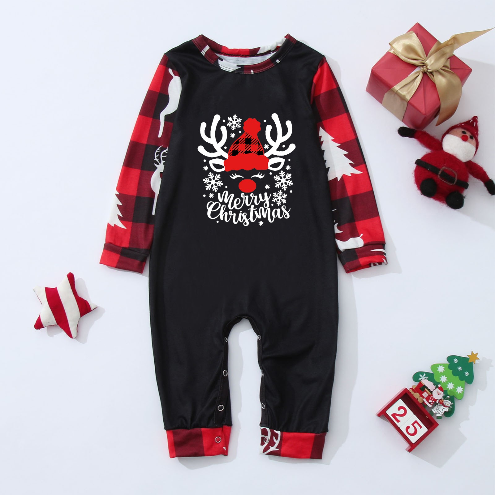 Coopserbil 2023 Pajamas Baby Christmas Pajamas festive Toddler Girls