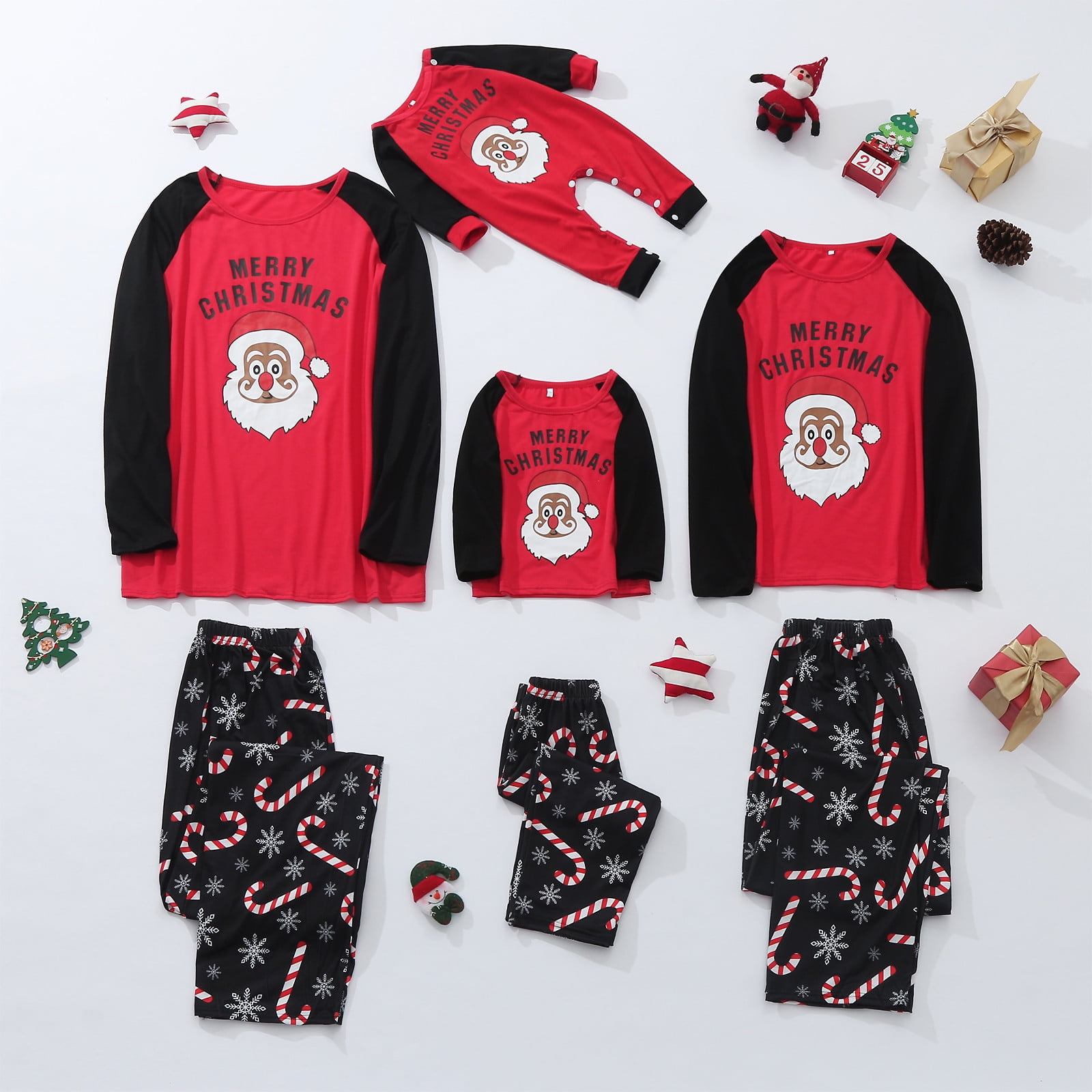 Coopserbil 2023 Sets Toddler Christmas Pajamas onesie Baby Girl Pajamas