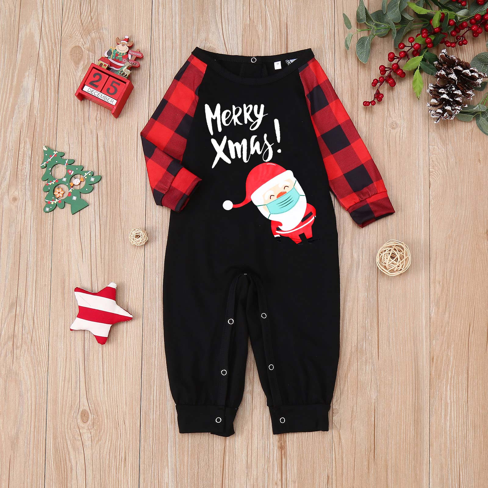 Coopserbil 2023 Sets Toddler Christmas Pajamas print Toddlers Organic Cotton Baby Boy Christmas