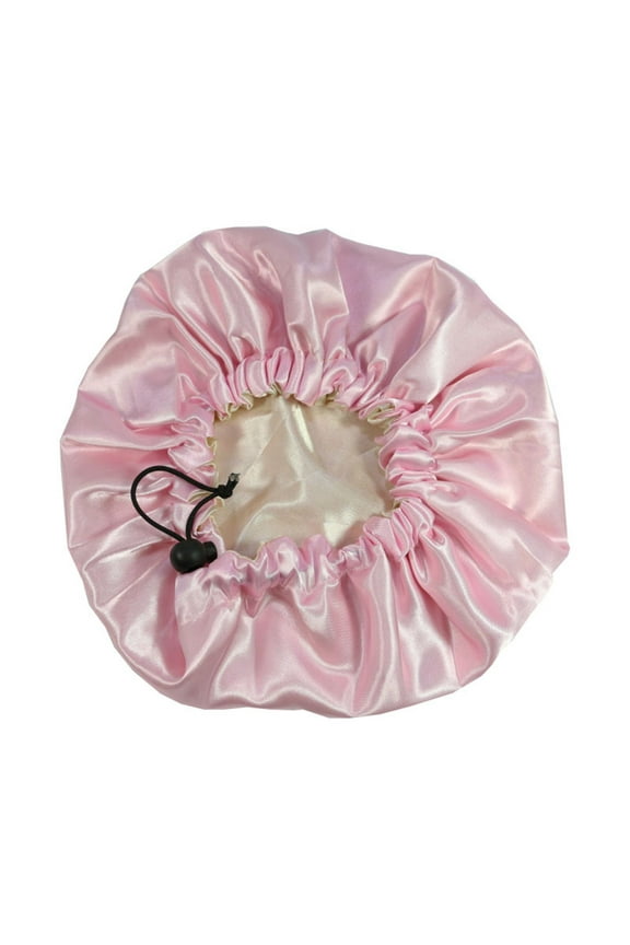Bonnet Adjustable Satin Double Layer Kids Cap