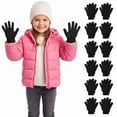 thumbnail image 1 of Cooraby 12 Pairs Kid's Winter Magic Gloves Children Stretchy Warm Magic Gloves Boys or Girls Knit Gloves, 1 of 7