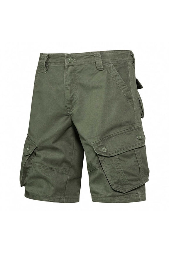 George Men’s & Big Men’s Cargo Shorts with Pockets, Mens Shorts Clearance, Army Green, M