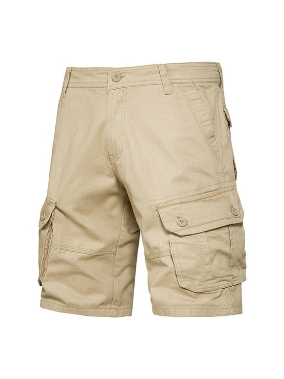 George Men’s & Big Men’s Cargo Shorts with Pockets, Mens Shorts Clearance, Khaki, XL