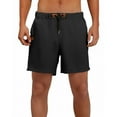 thumbnail image 1 of Coorders George Men's and Big Men's Linen Shorts,Men's Drawstring Pull-On Shorts with Pocket BlackS, 1 of 8