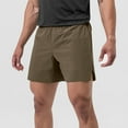 thumbnail image 1 of Coorders Mens Shorts， Breathable Drawstring Shorts for Mens, Khaki, XL, 1 of 9