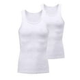 thumbnail image 1 of Coorders Hanes Mens A-Shirts, Athletic Performance Tank Underwear Men's, 2-Packs,White*2,XXL, 1 of 4