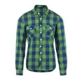 thumbnail image 1 of Coorders Men's hanes Plaid Flannel Button-Up Shirt, Sizes S-3XL, 1 of 2